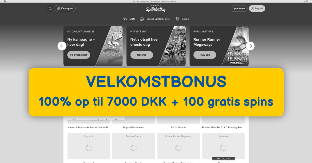 Spillehallen Casino - Top Online Slots i Danmark